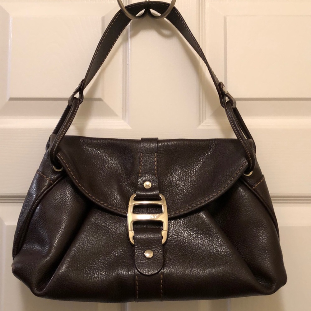 Hogan Pebbled Leather Bag